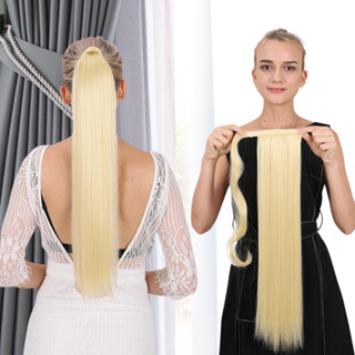 Rabo de Cavalo Fibra Orgânica Com Fita 70 cm Liso ou Ondulado Weng em Oferta na Shopee