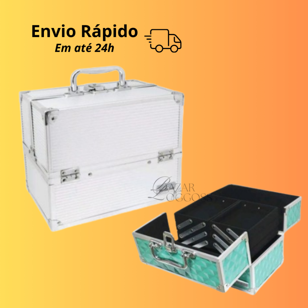 Linda Maleta de Maquiagem e Joias