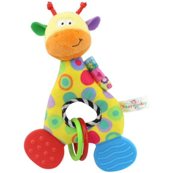 Chocalho Mordedor de Pelúcia Girafa Mobile Brinquedo Bebe Conforto Berço em Oferta na Shopee