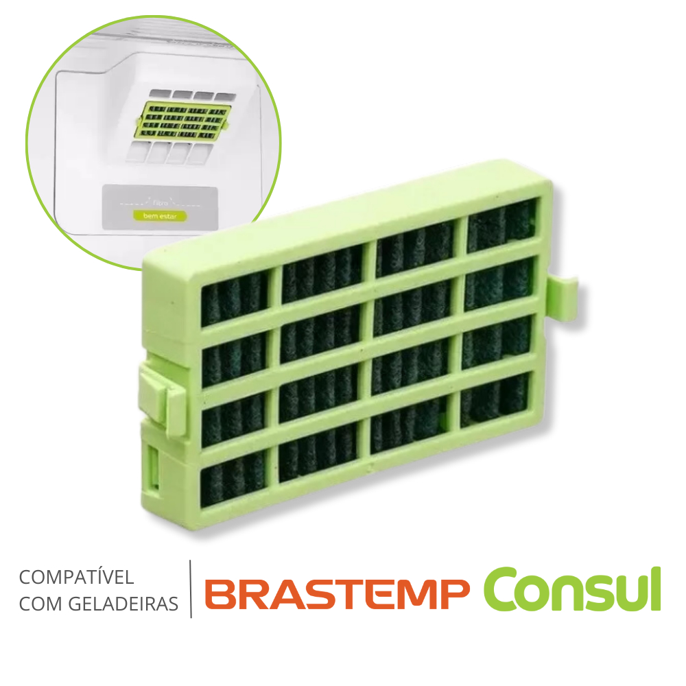 Filtro Geladeira Brastemp e Consul Bactericida e Antiodor Crm Bem Estar