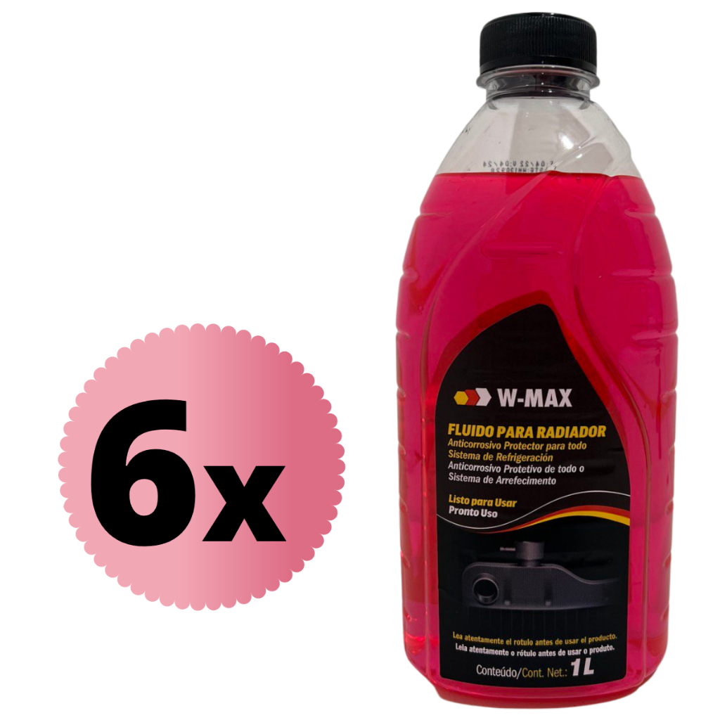 Fluido para Radiador W-MAX 6 Litros Wurth.