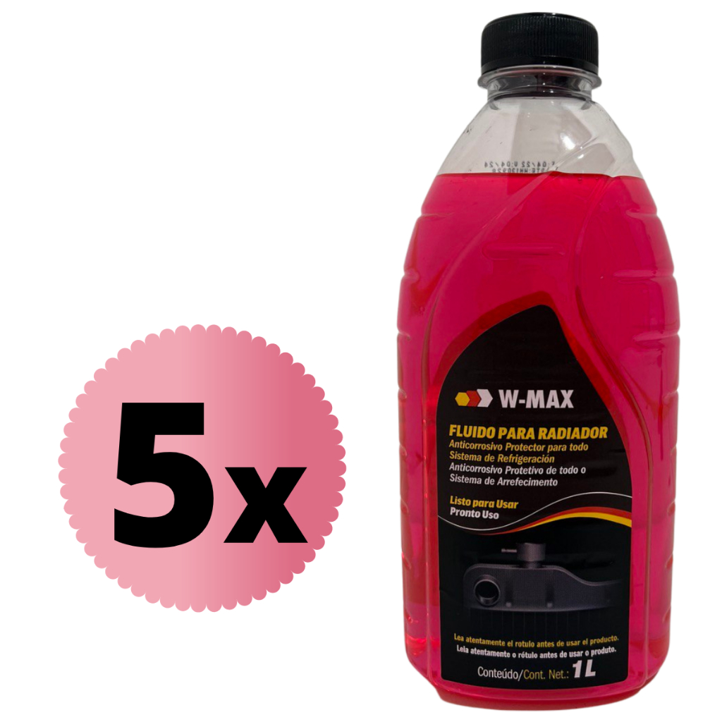 Fluido para Radiador W-MAX 5 Litros Wurth.