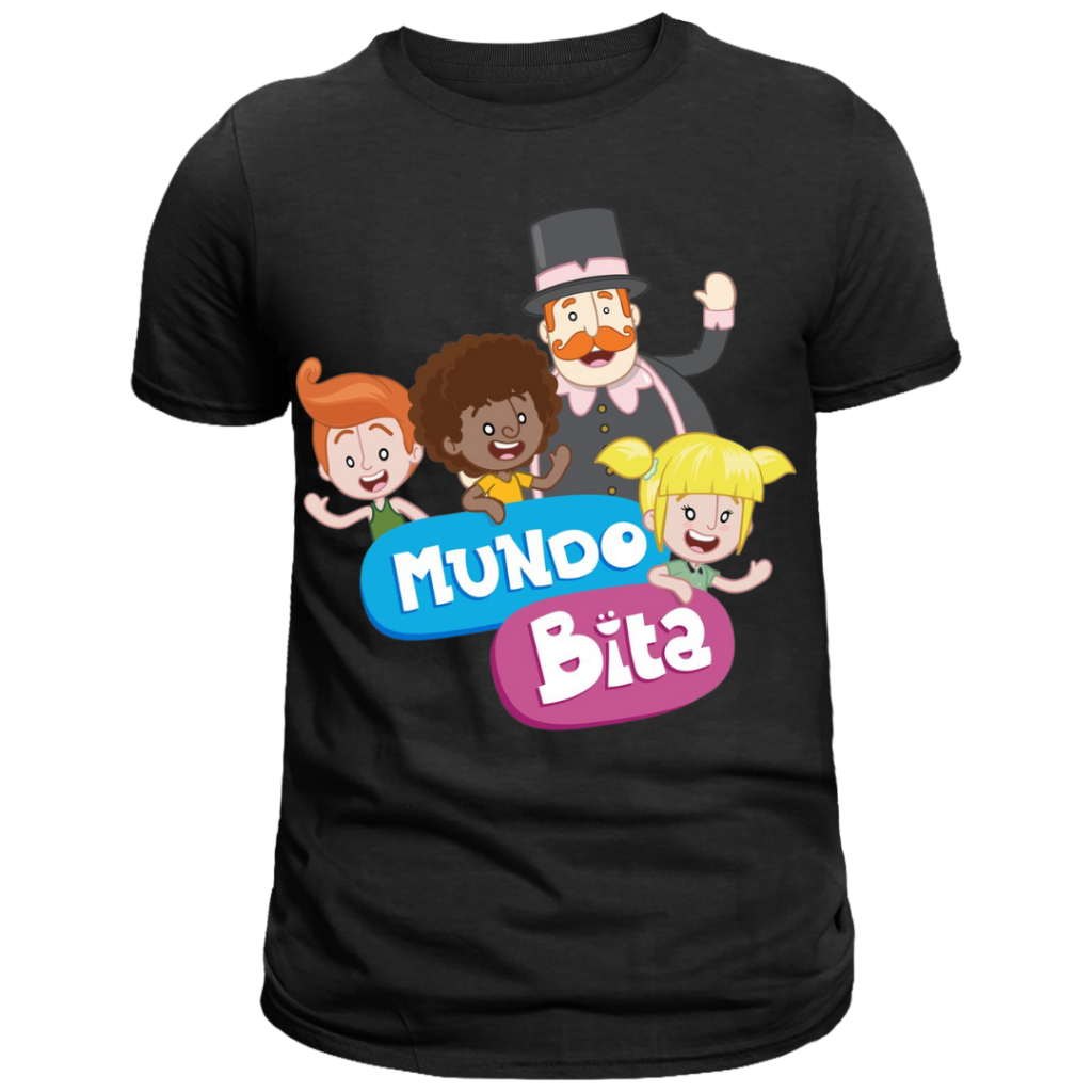 Camiseta Infantil Mundo Bita Blusa unissex 100% Algodão T-shirt 30.1 Envio imediato em Oferta na Shopee