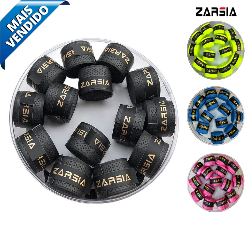 1 Overgrip Pegajoso Zarsia Fita Grip raquete de Tenis, Beach Tenis, Badminton