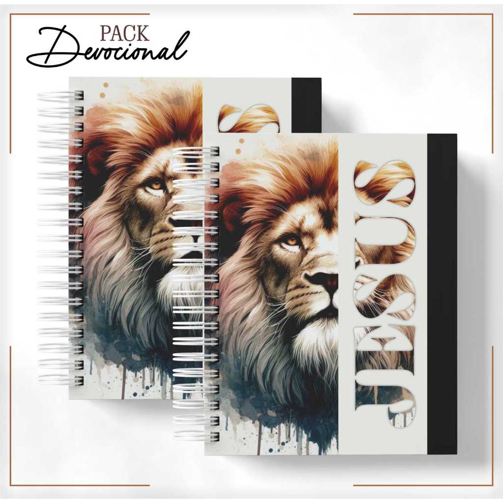 Caderno Devocional Masculino / Planner Devocional p/ estudos bíblicos - Devocional com Estudos Homens da Biblia e Como Ler a Bíblia - Caderno de estudo bíblico