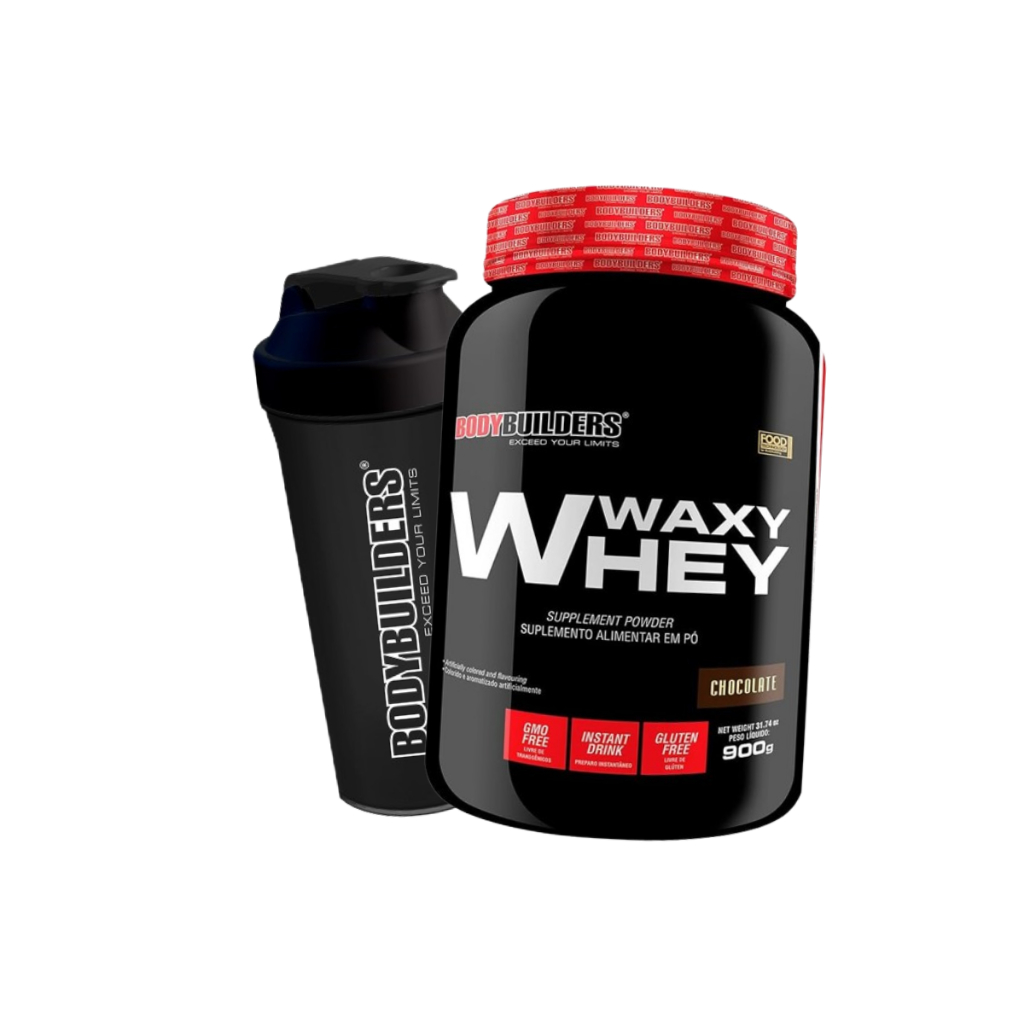 1 - Waxy Whey Protein 900gr + 1 - Coqueteleira 600ml