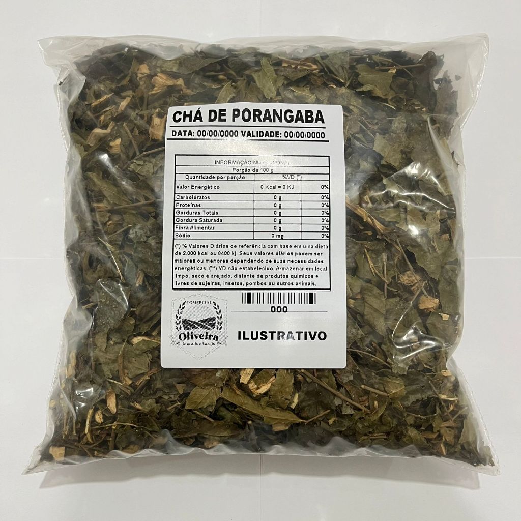 Folha de Porangaba (chá de Bugre) 500 Gr