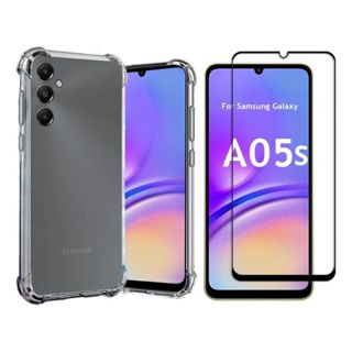 Capa Anti Impacto Transparente Para Samsung Galaxy A05s + Película 3D Vidro Temperado em Oferta na Shopee