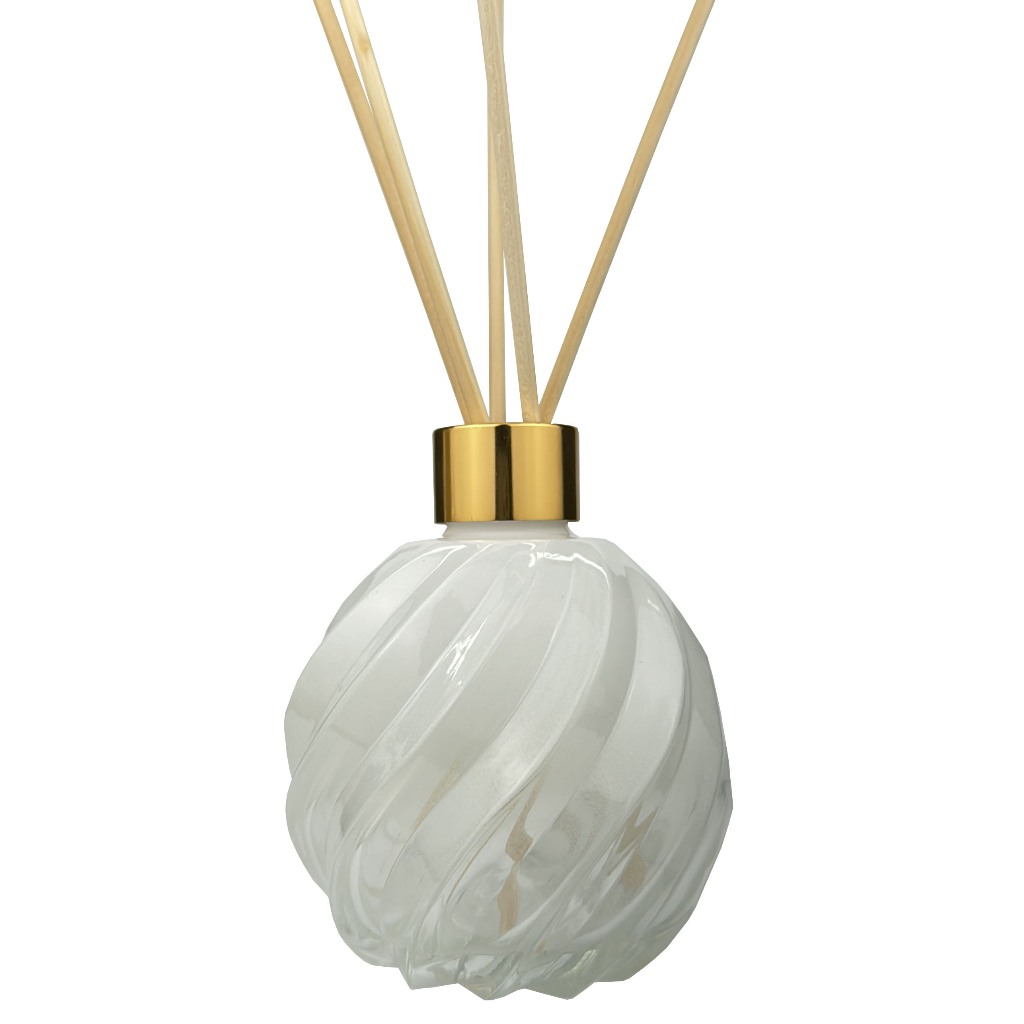 2 Vidro Espiral 250ml Branco Difusor de Ambiente Aromatizador  de Varetas em Oferta na Shopee