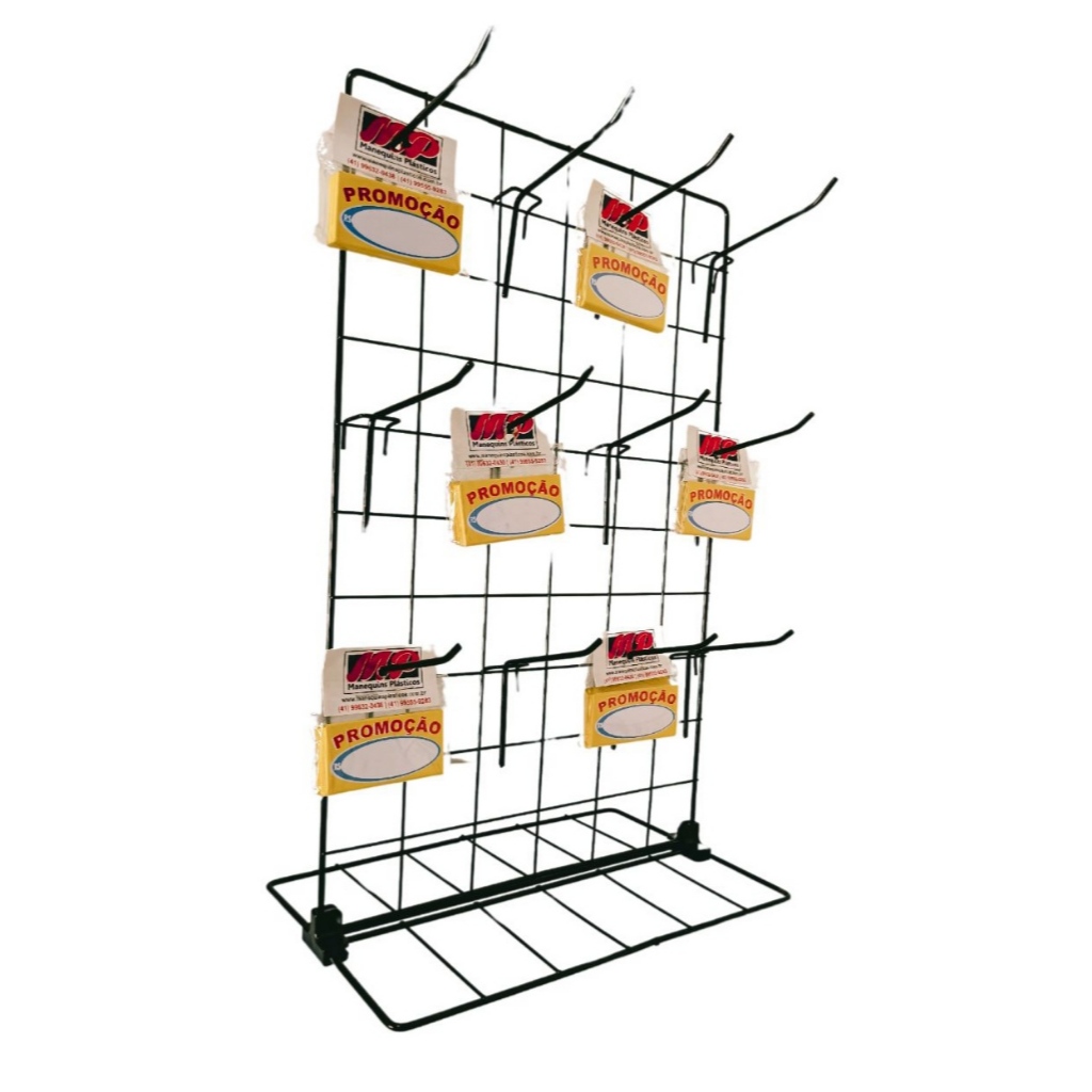 Expositor De Bijuterias Chaveiros Com Ganchos