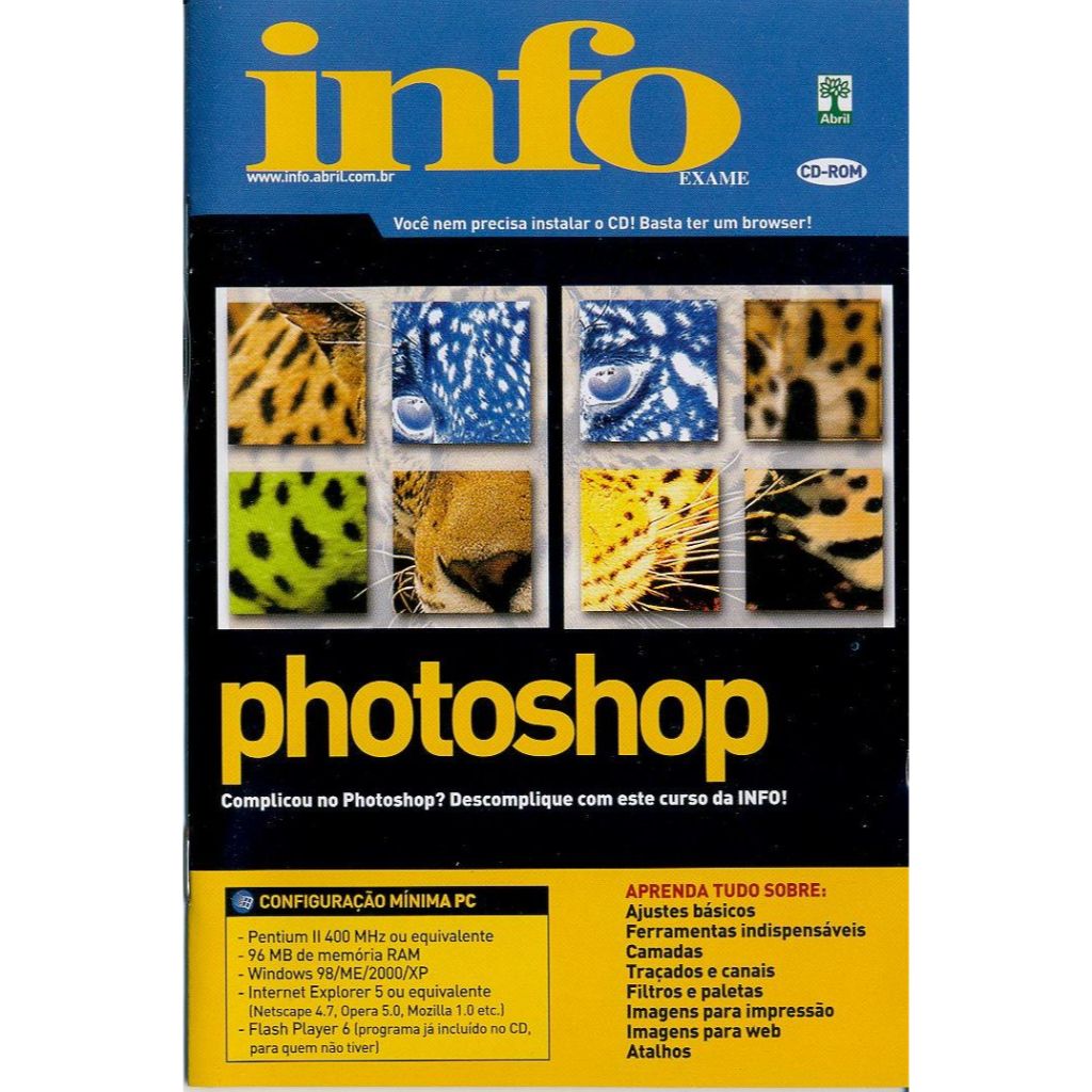 Coleção Info Exame Curso De Photoshop Software Gráfico