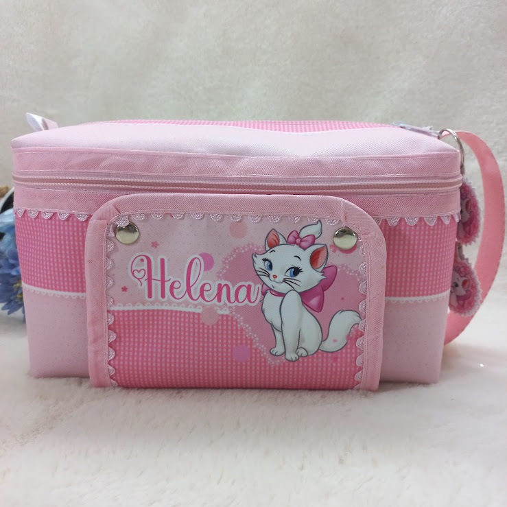 Nécessaire do Bebê - Porta Fraldas e Porta Lenços - Pós Maternidade - Mamãe e Bebê - Gata Marie