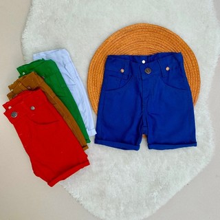 Bermuda de Bebê Menino Estiloso Roupa de Bebê em Oferta na Shopee