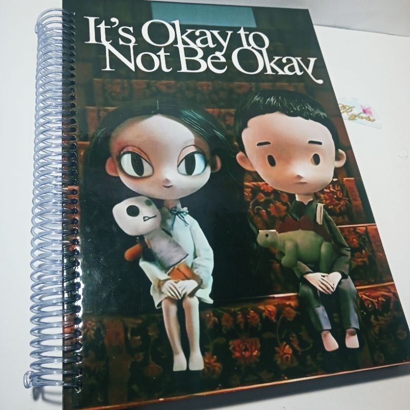 Caderno doramaTudo Bem Não Ser Normal 10 matérias Caderno escolar grande Kim Soo Hyun It's okay to not be okay