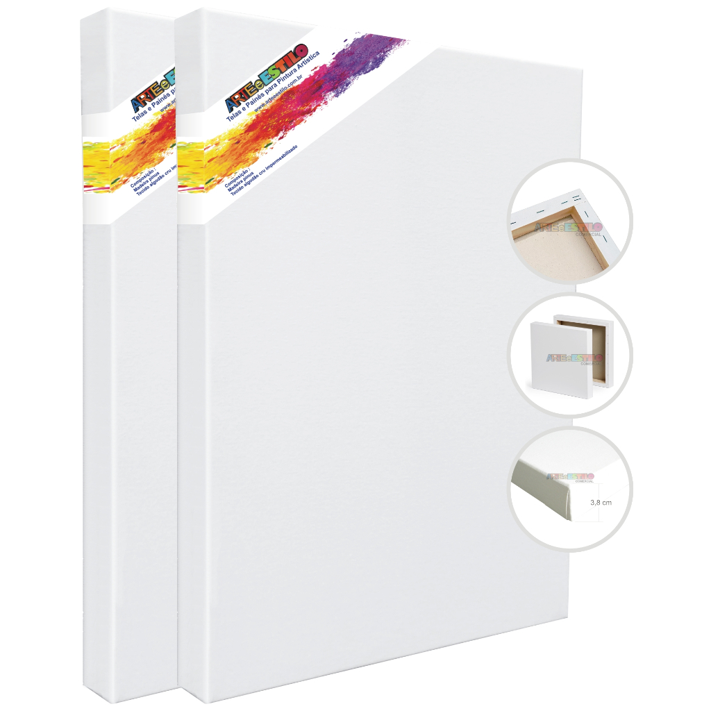 2 Unidades de Tela Painel Para Pintura 70x100 - Prontos para usar - Direto Da Fabrica