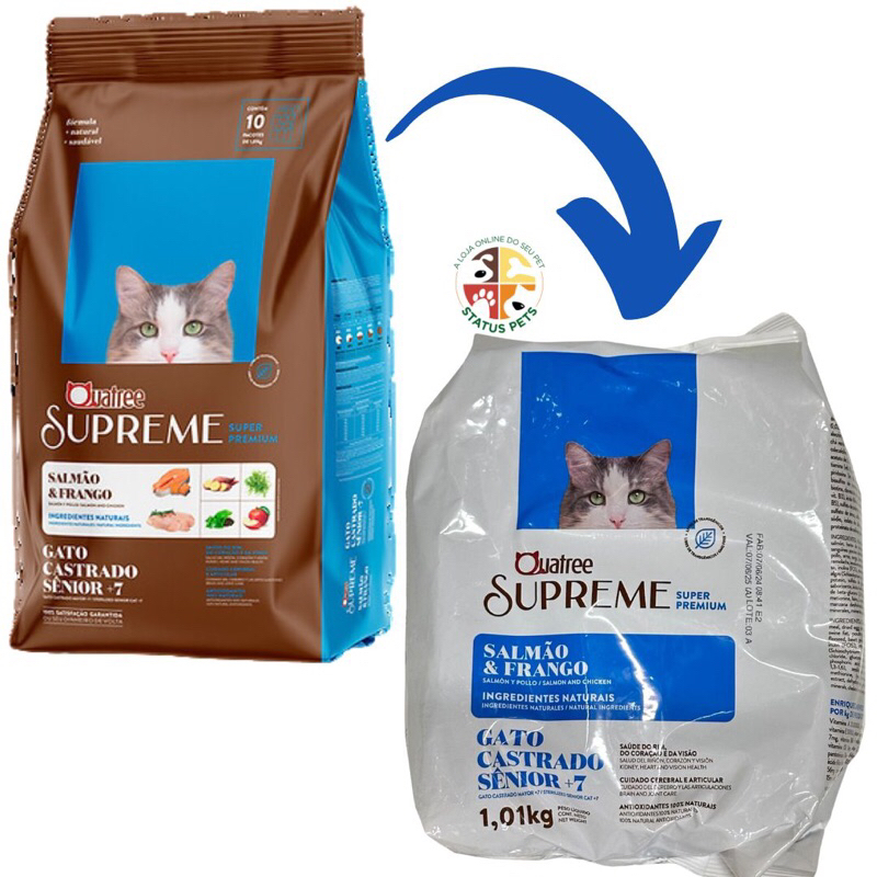 Quatree Supreme Gato Castrado Sênior+7