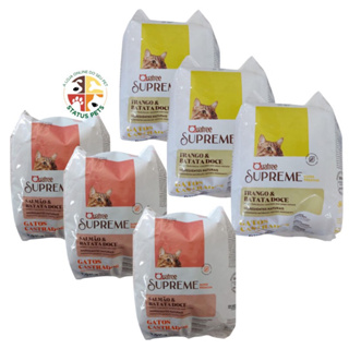 KIT 03 pacotes Ração Quatree Supreme Gatos Castrados 1kg em Oferta na Shopee