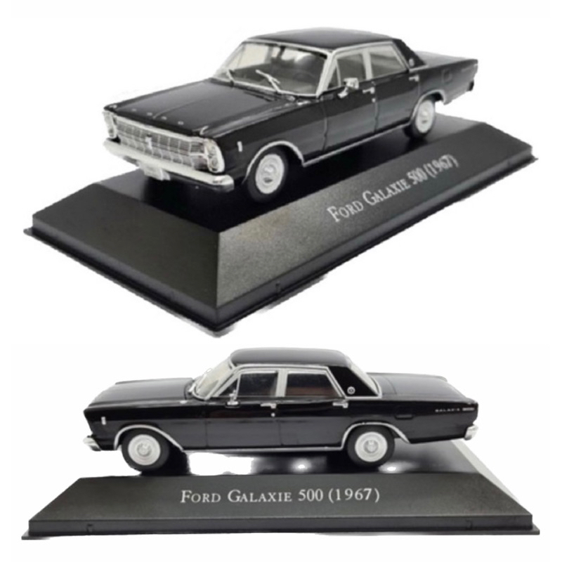 Miniatura Ford Galaxie 500 1967 1/43 Coleção Carros Inesqueciveis do Brasil