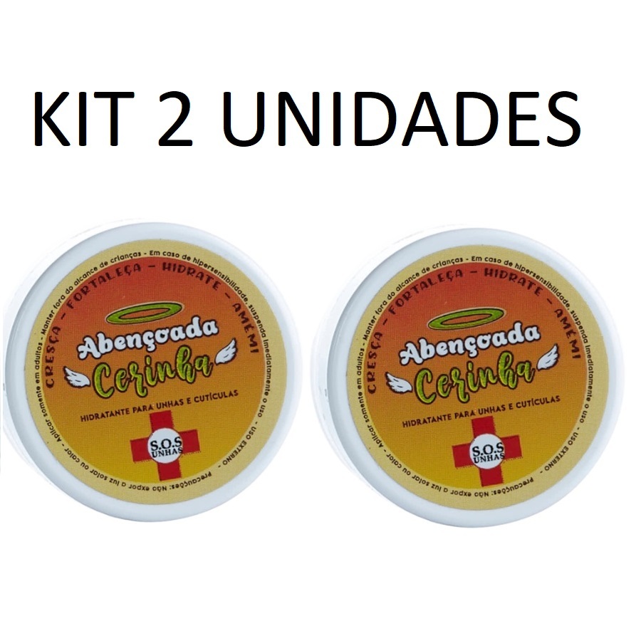 Kit 2 Abençoada Cerinha Sos Unhas Top Beauty 6G Frete - Envio Rápido em Oferta na Shopee