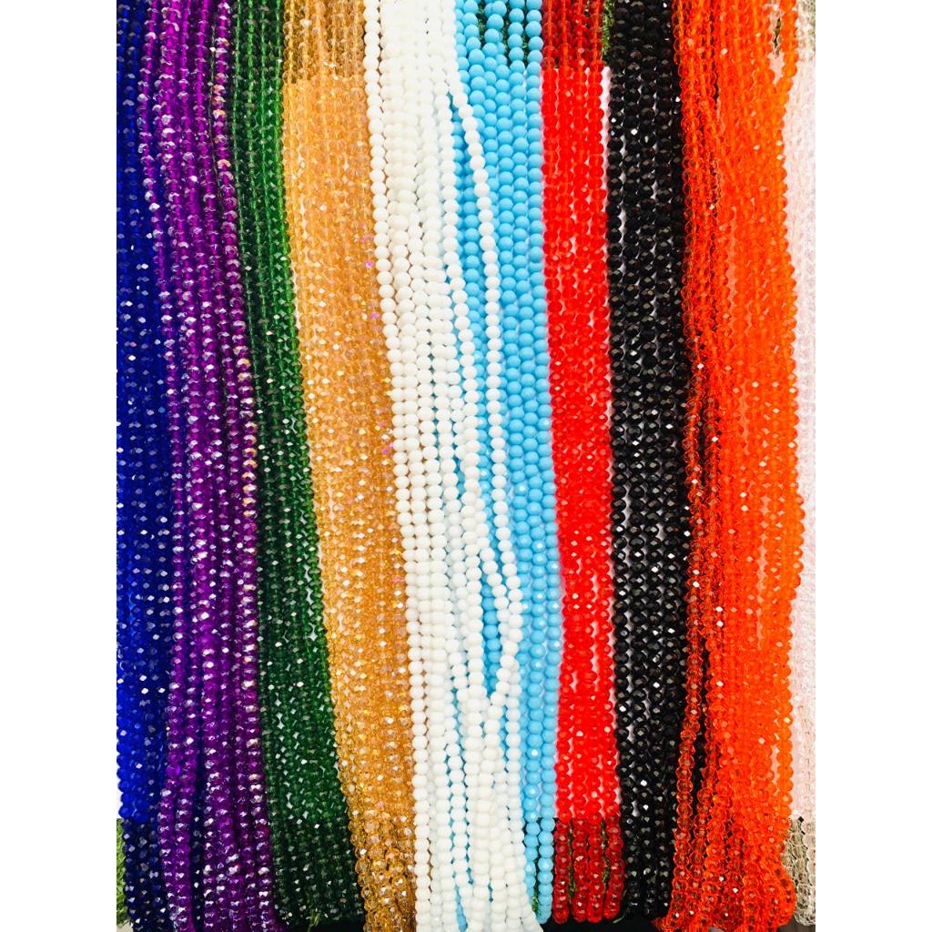 Fio de Cristal Facetado 04mm aprox. 120 peças - em Oferta na Shopee