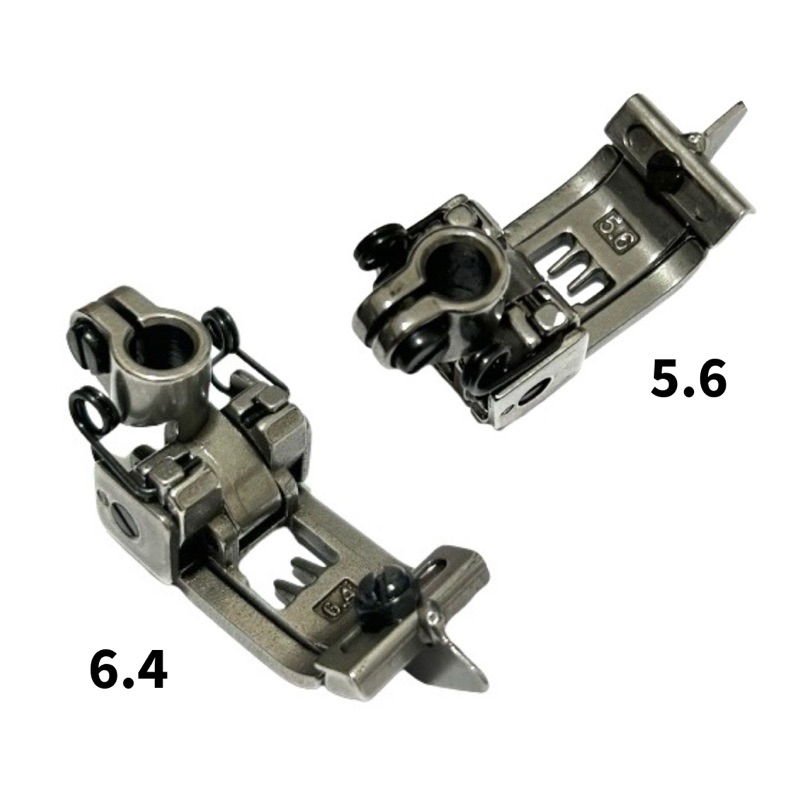 Calcador Galoneira Fechada 6.4/5.6mm Metal 3 Agulhas Com Guia Móvel  Industrial