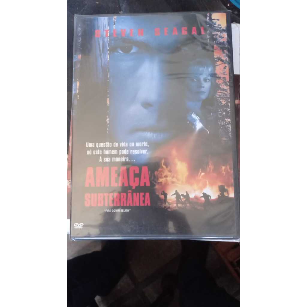 DVD Ameaça Subterrânea - Steven Seagal - Legendado - Novo