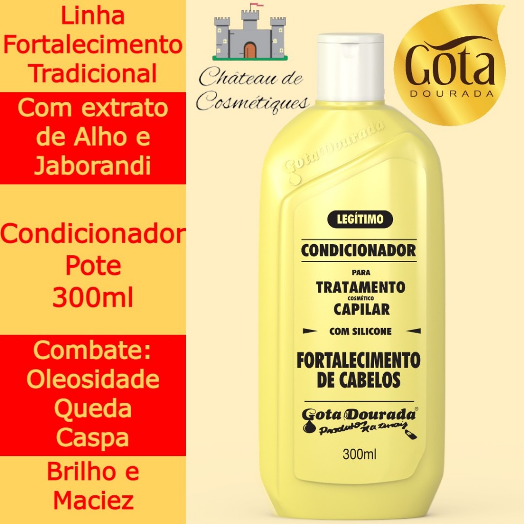 Kit Gota Dourada Fortalecimento Tradicional Alho com 5 Produtos