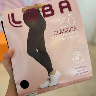Calça Legging Gestante Fitness Lupo Loba Grávida Sem Costura Original