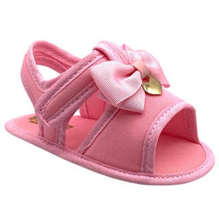 Sandália Infantil Menina Bebê Delicada Batizado Feminina Confortável Recém Nascido Papete Baby Laço em Oferta na Shopee
