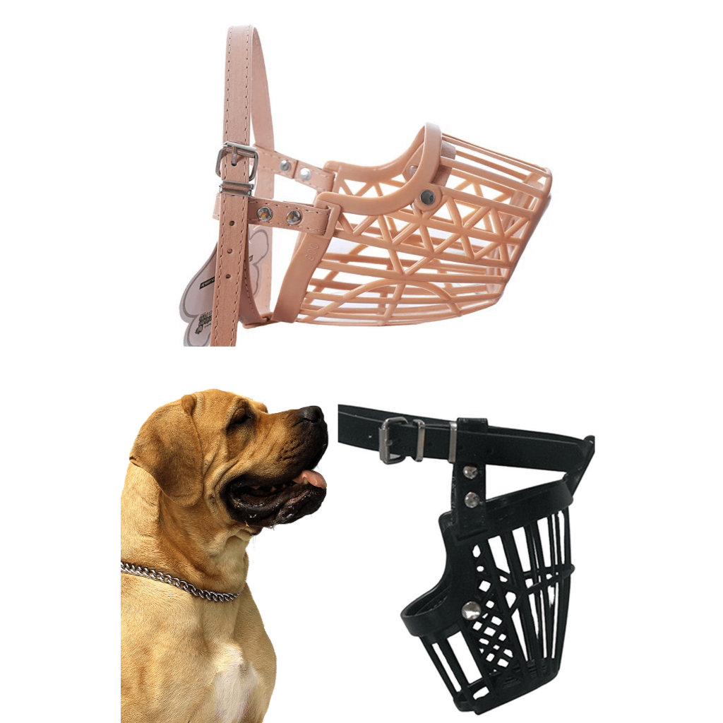 Focinheira Para Cães Cachorro P/M/G Pet Focinho Alça Ajustável Passeio Segurança em Oferta na Shopee