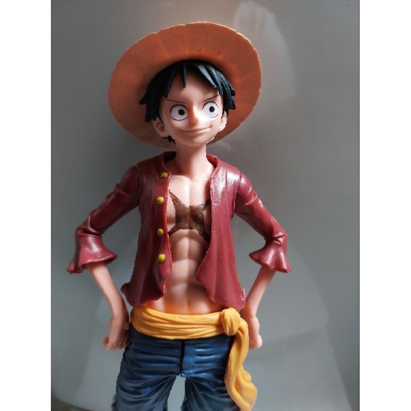 Boneco One Piece Monkey D. Luffy figura anime muda o rosto 27 cm brinquedo, presente item colecionáveis