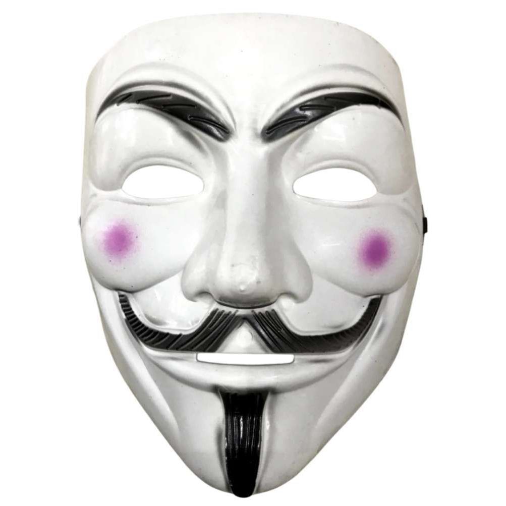 Máscara do panico Rosto Branco halloween Ref: HW-42 em Oferta na Shopee