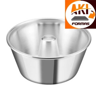 TORTA SUIÇA (PUDIM) 20X8 EM ALUMINIO REFORÇADA COM CORDÃO PARA ALTA TEMPERATURA em Oferta na Shopee