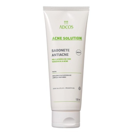 Adcos Acne Solution - Sabonete Líquido para Acne 120ml