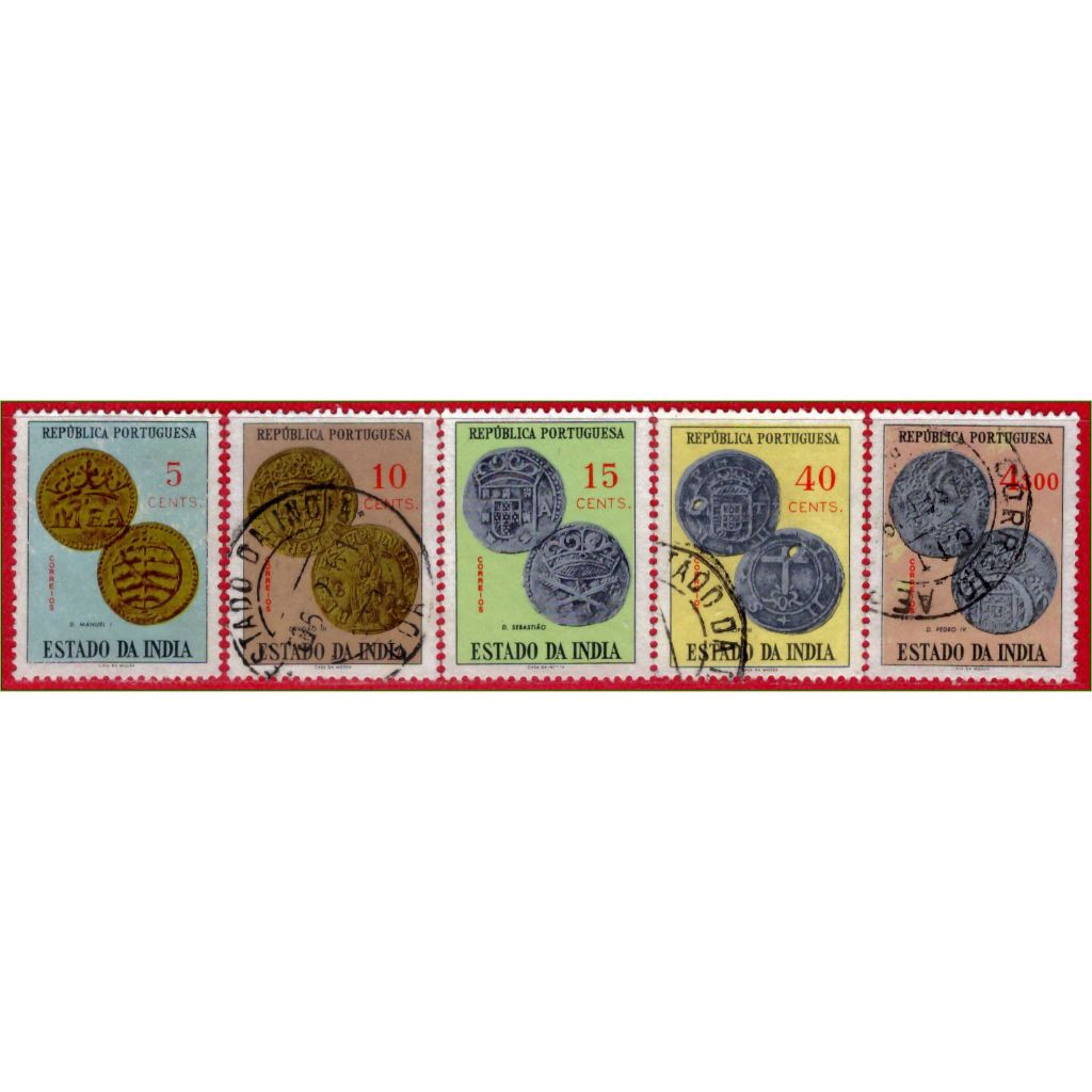 Índia Portuguesa - Moedas - 1959 - Filatelia - Selos