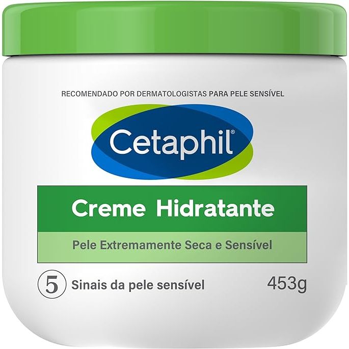 Cetaphil Creme Hidratante 453G - Pele extremamente Seca e Sensível