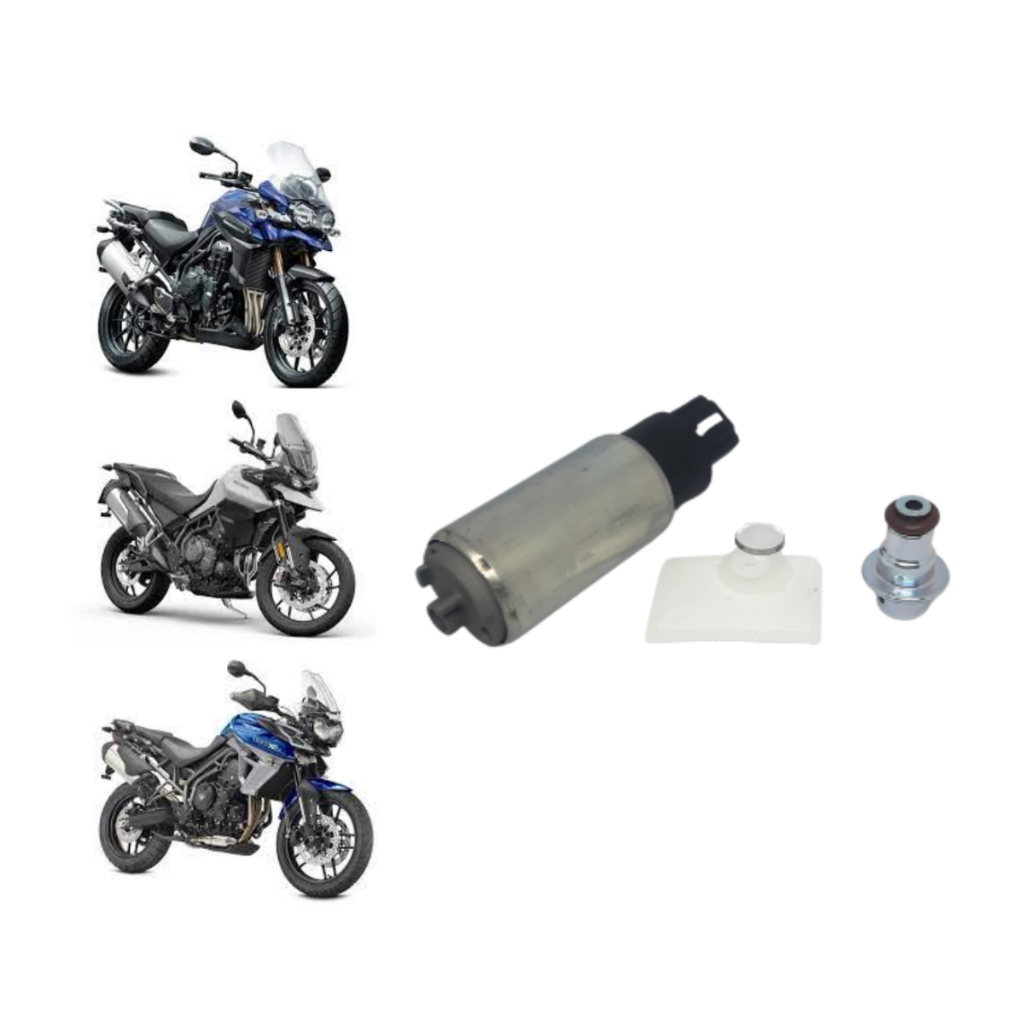 Refil Bomba Combustível + Regulador Pressão + Pré Filtro Triumph Tiger 800 900 1200