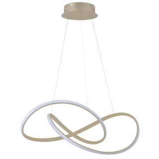 Luminária Pendente Lustre Led Design Moderno 48W Bivolt 3 em 1 Mesa Jantar Escritório mesa reunião
