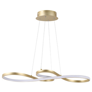 Luminária Lustre Pendente Led Design Moderno 48W Bivolt 3 em 1 Mesa reunião Escritório Mesa Jantar