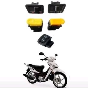 interruptor wuyang Phoenix 50 + botão partida pisca buzina seta luz alta baixa liga desliga em Oferta na Shopee