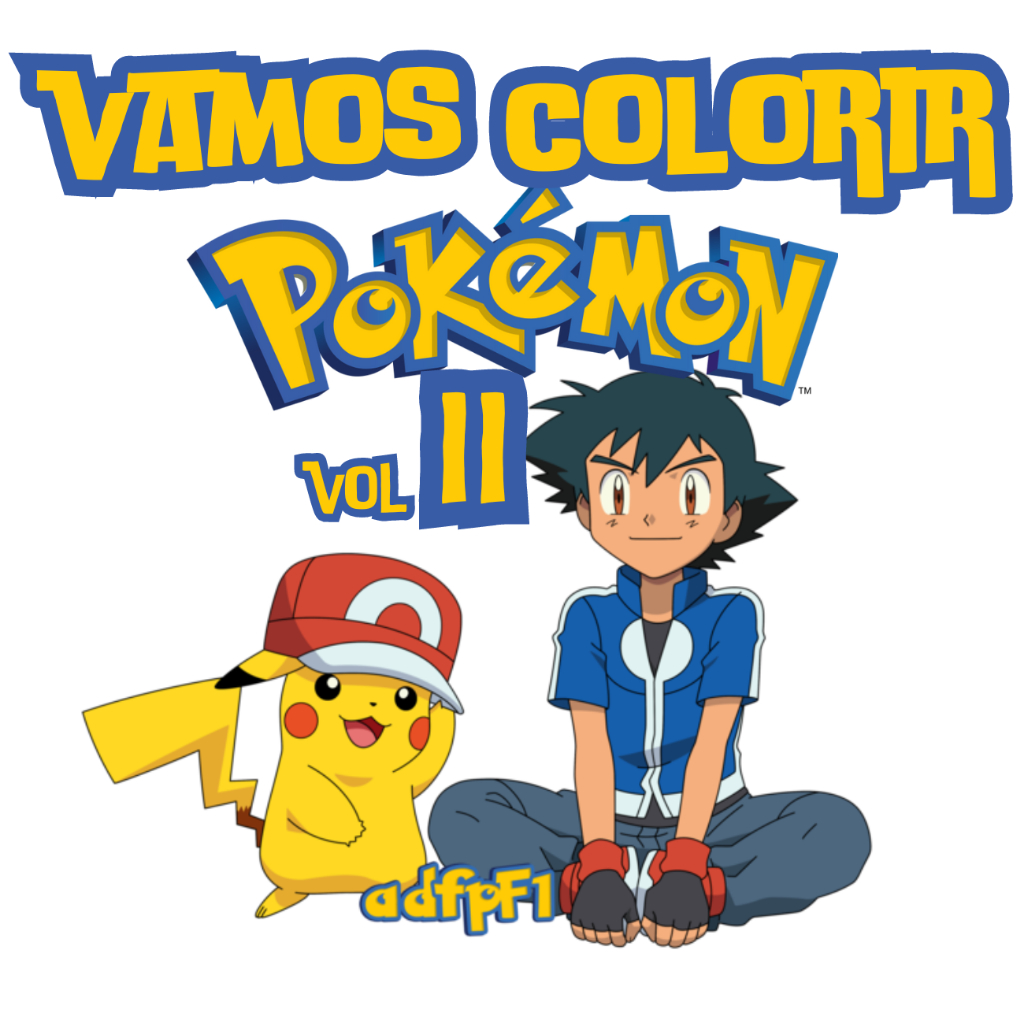 Kit 200 Desenhos Para Colorir e  Pintar Pokemon FOLHAS SOLTAS