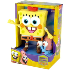 Boneco de Vinil Bob Esponja E Garry Articulado 18 cm Original 3076 - Líder