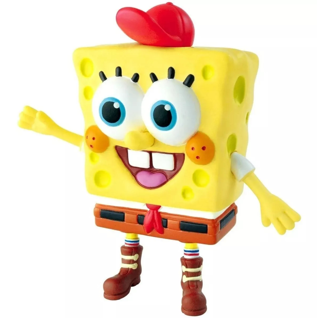 Boneco de Vinil Bob Esponja E Garry Articulado 18 cm Original 3076 - Líder — imagem 2 de 2