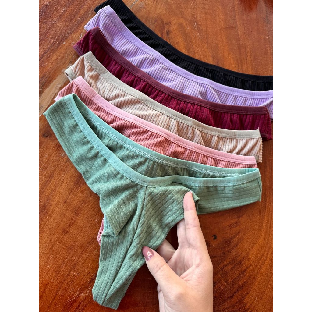 Kit com 5 Calcinha Fio Empina Bumbum Ribaninha Qualidade e Conforto Forro de Algodão