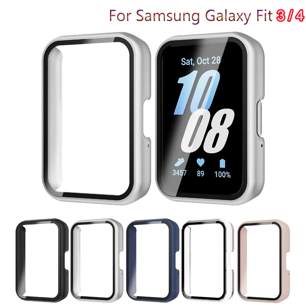 capa case vidro Proteção de Tela para smart band watch Samsung Galaxy Fit 3
