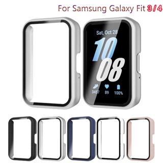 capa case vidro Proteção de Tela para smart band watch Samsung Galaxy Fit 3 em Oferta na Shopee