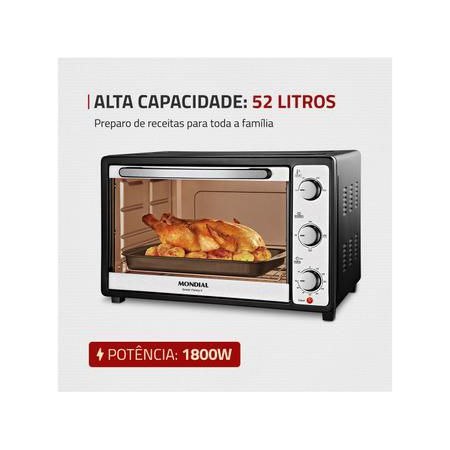 Forno Elétrico de Bancada Mondial com Timer