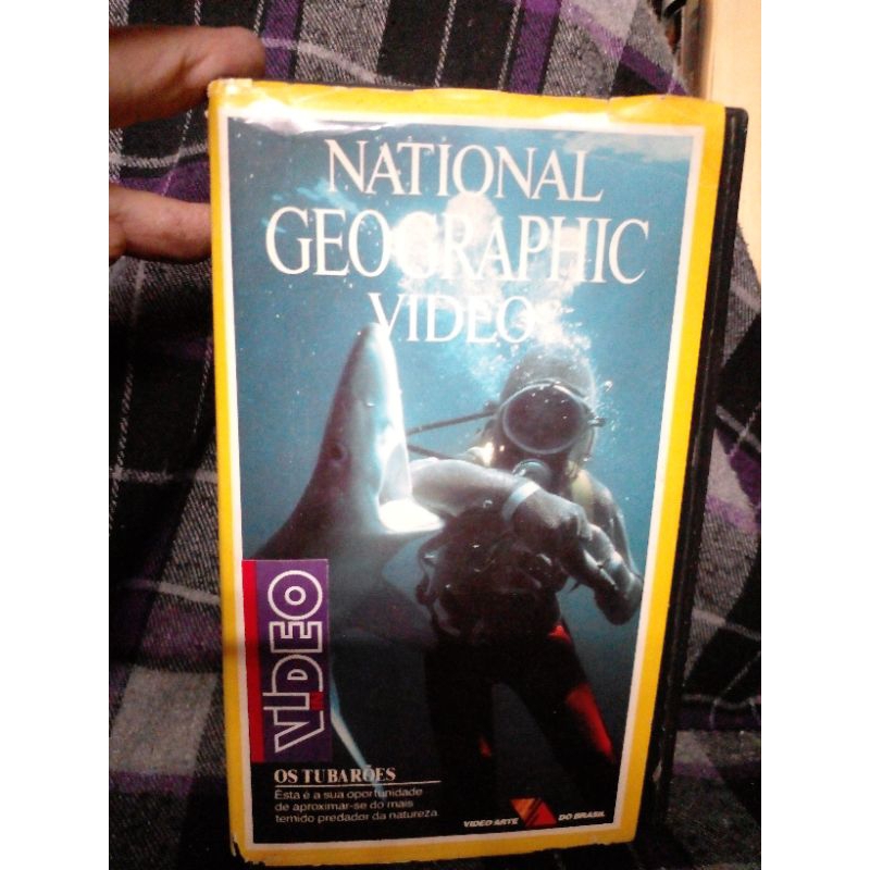 VHS National Geographic Os Tubarões
