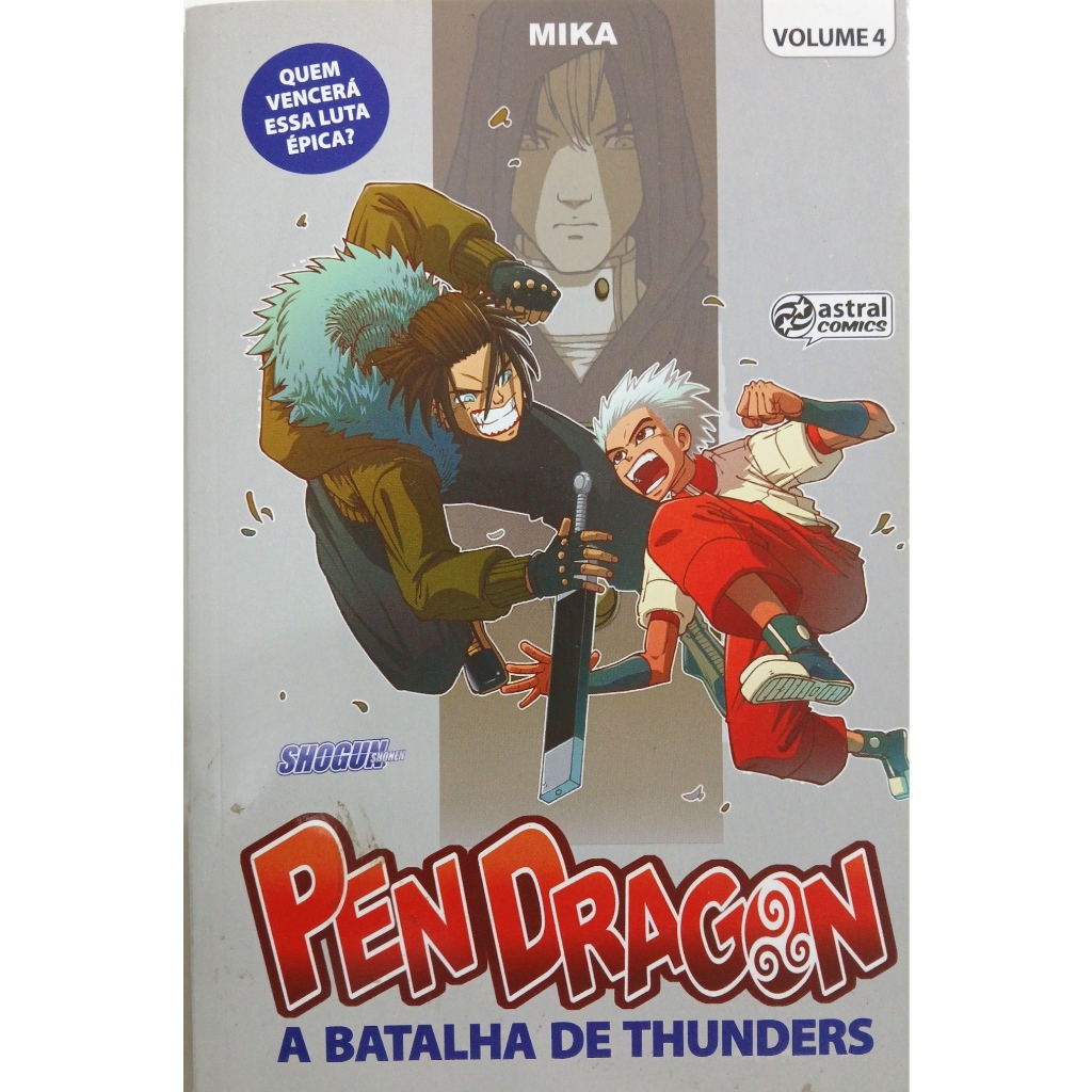 Manga  Pen Dragon - A Batalha De Thunders - (Usado)