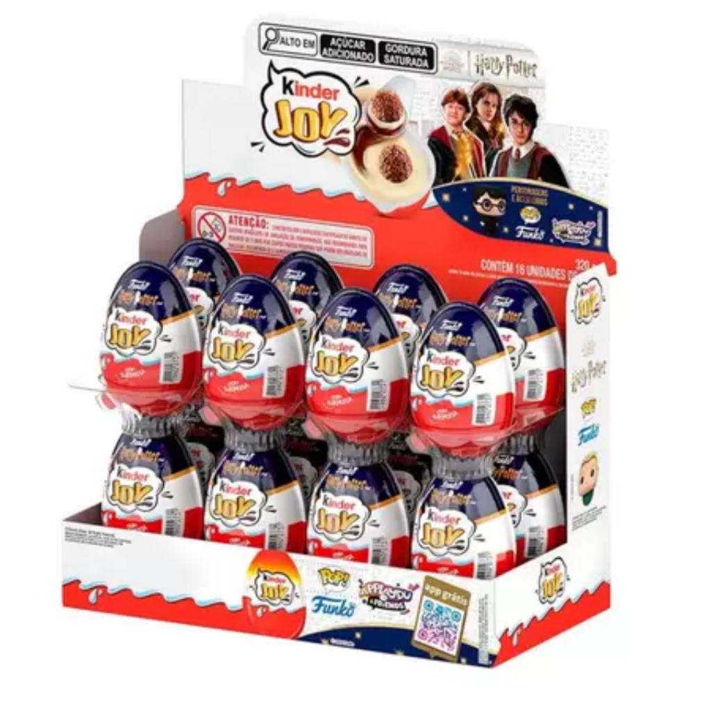 Chocolate Kinder Ovo Joy Com 16 unidades Harry Potter - Ferrero